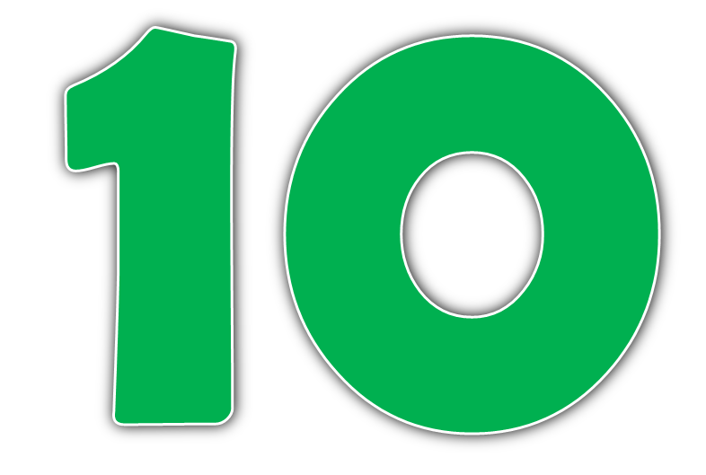 10 Number Download HQ Transparent PNG Image