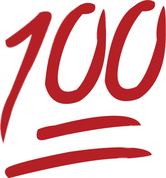 100 Number Free Transparent Image HQ Transparent PNG Image