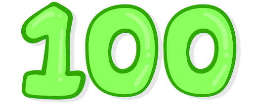 100 Number Free Download PNG HQ Transparent PNG Image