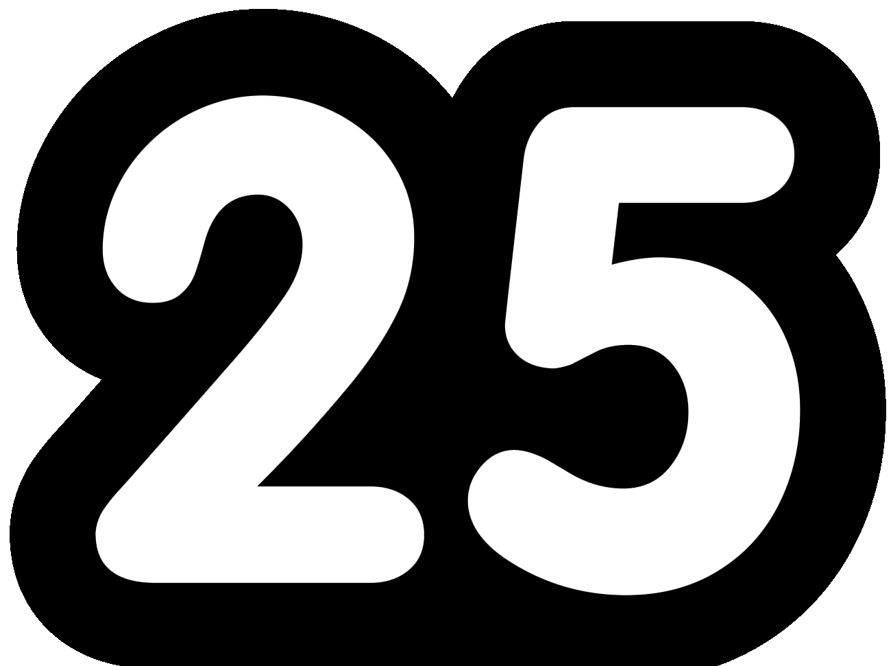 25 Number PNG Free Photo Transparent PNG Image