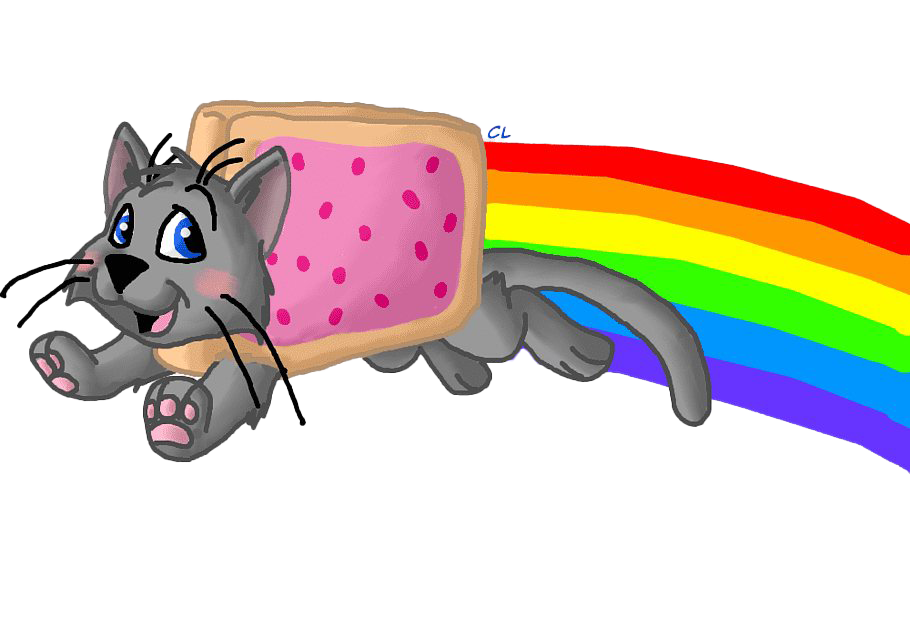 Cute Nyan Cat Free HD Image Transparent PNG Image