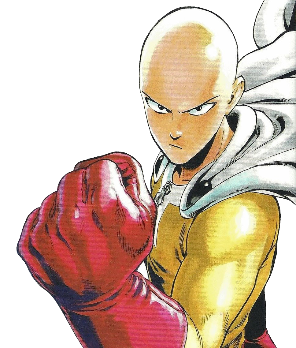 Saitama Man Pic Punch One Transparent PNG Image