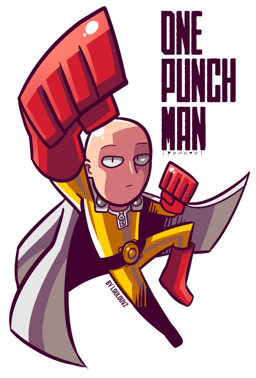 Saitama Man Punch One PNG Download Free Transparent PNG Image