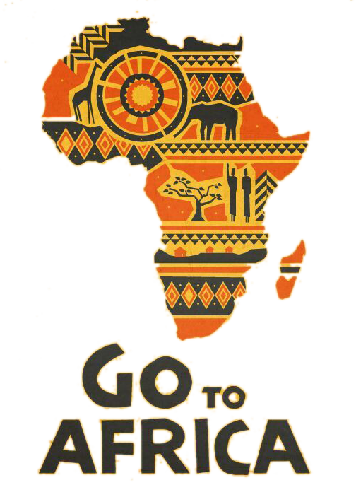 Graphic Poster Africa Design Text Orange South Transparent PNG Image