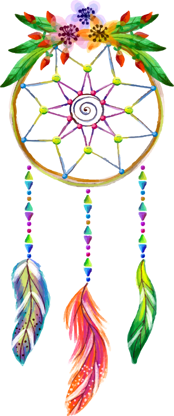 Adhesive Dreamcatcher Illustration Euclidean Hand-Drawn Vector Tape Transparent PNG Image