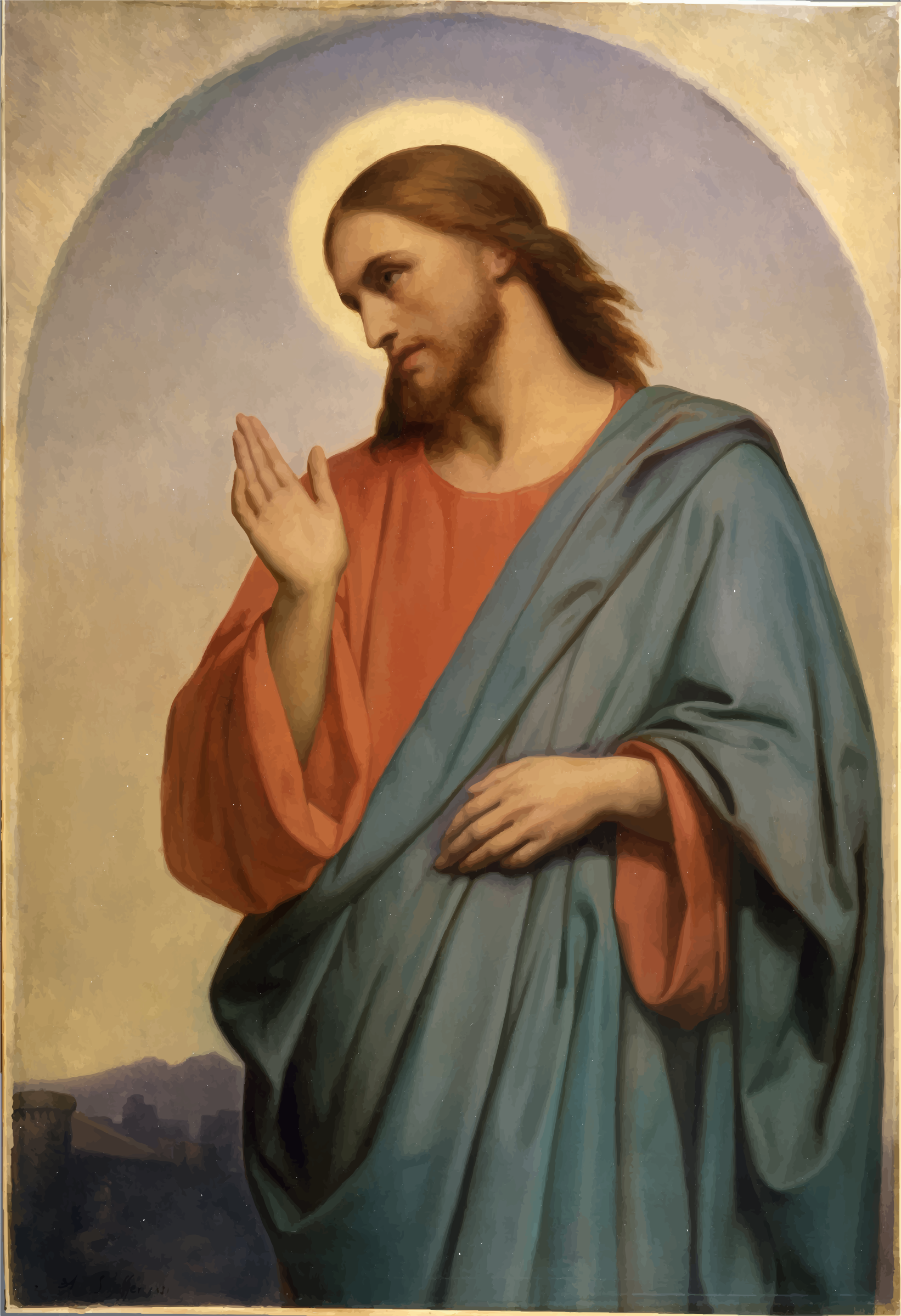 And Scheffer Art Christ Artist Ary Museum Transparent PNG Image