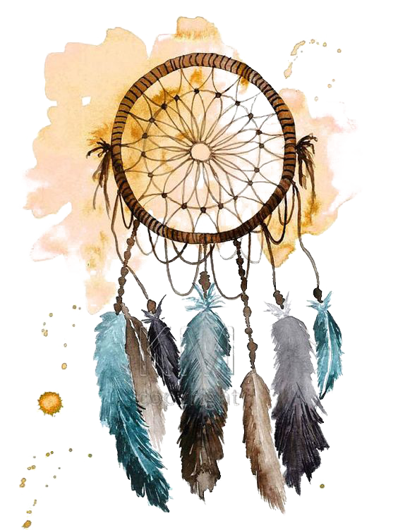 Watercolor Painting Drawing Dreamcatcher PNG File HD Transparent PNG Image