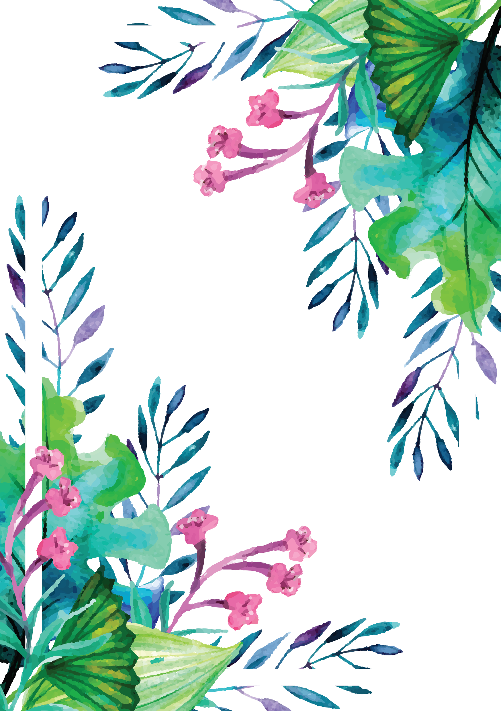 Summer Plant Painted Hand Watercolor Euclidean Vector Transparent PNG Image