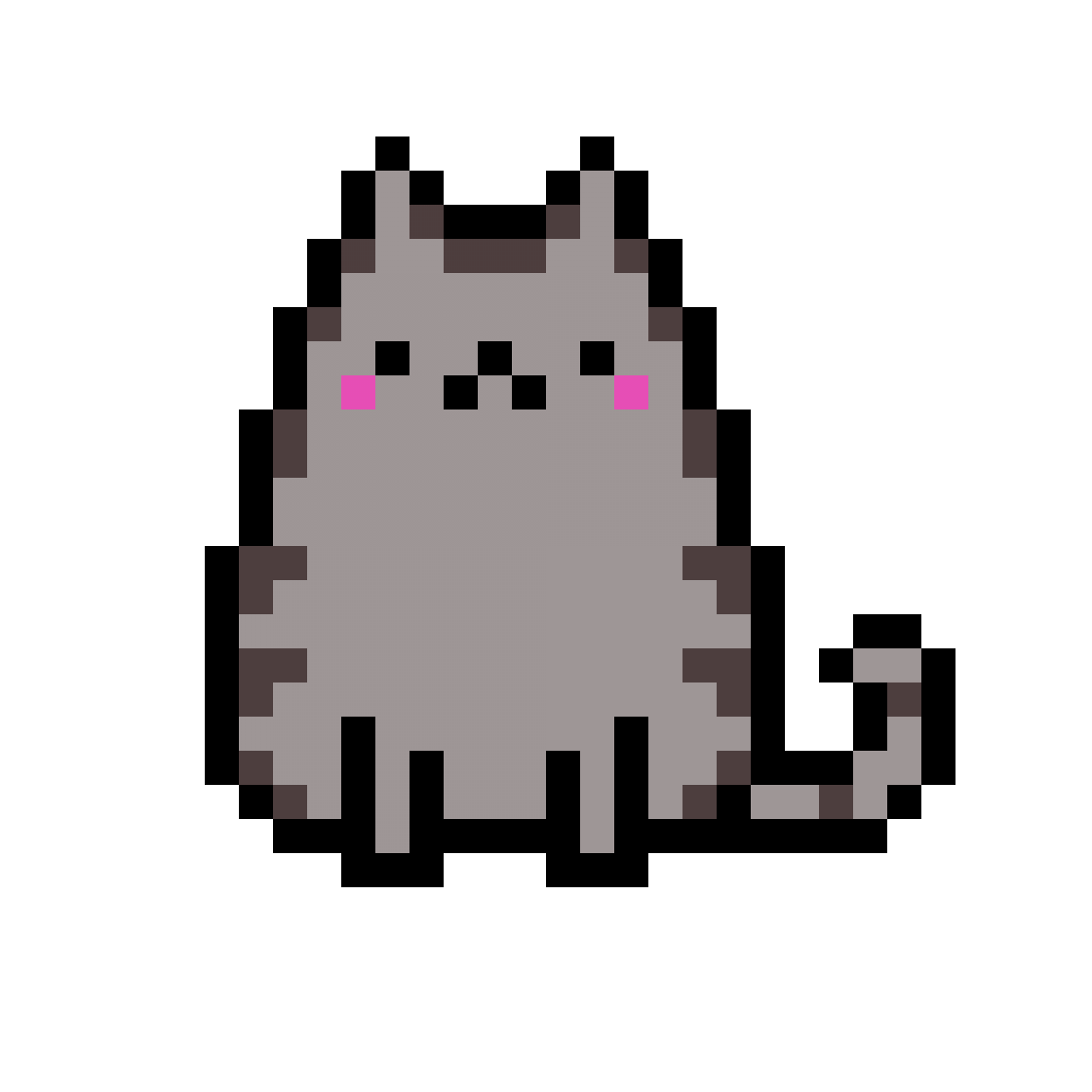 Square Art Pixel Rectangle Cat HD Image Free PNG Transparent PNG Image