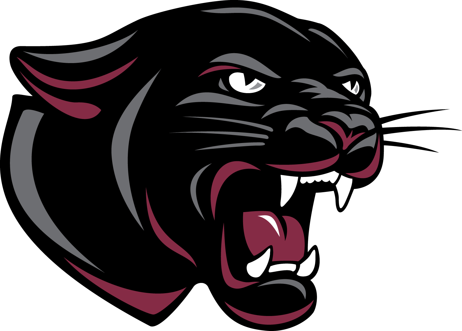 School Permian Panther Cat High Logo Mascot Transparent PNG Image