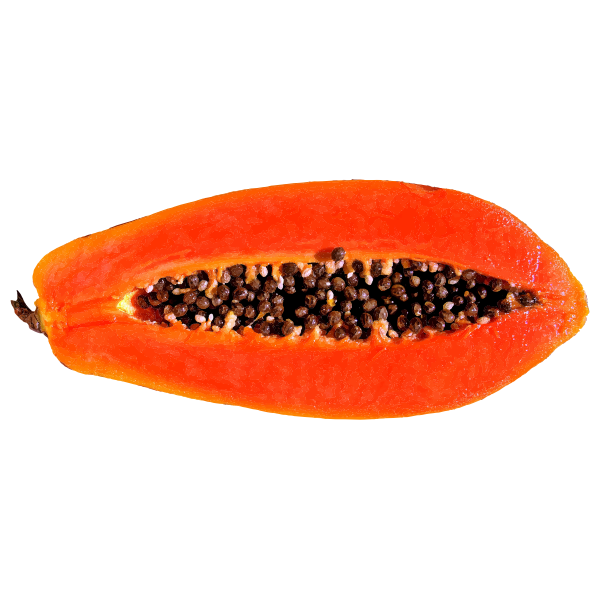 Papaya Organic Half PNG File HD Transparent PNG Image