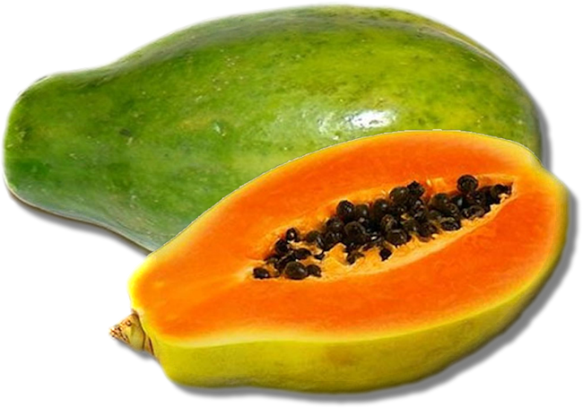 Papaya Organic Half Free Photo Transparent PNG Image