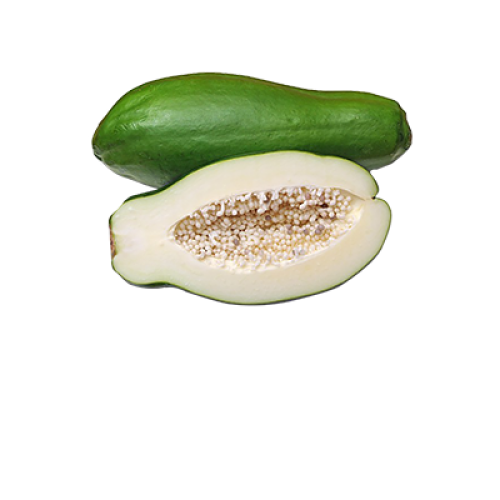 Raw Green Papaya Free Clipart HD Transparent PNG Image