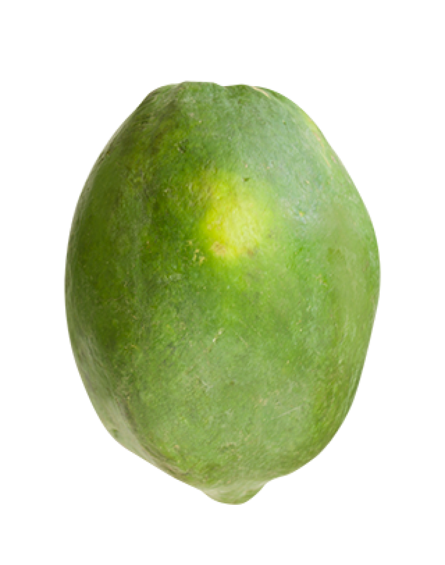 Raw Green Papaya HQ Image Free Transparent PNG Image