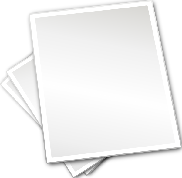 Paper Sheet Picture Transparent PNG Image