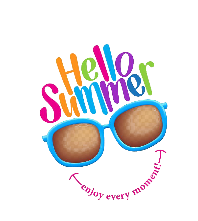 Summer Hello Free Clipart HQ Transparent PNG Image