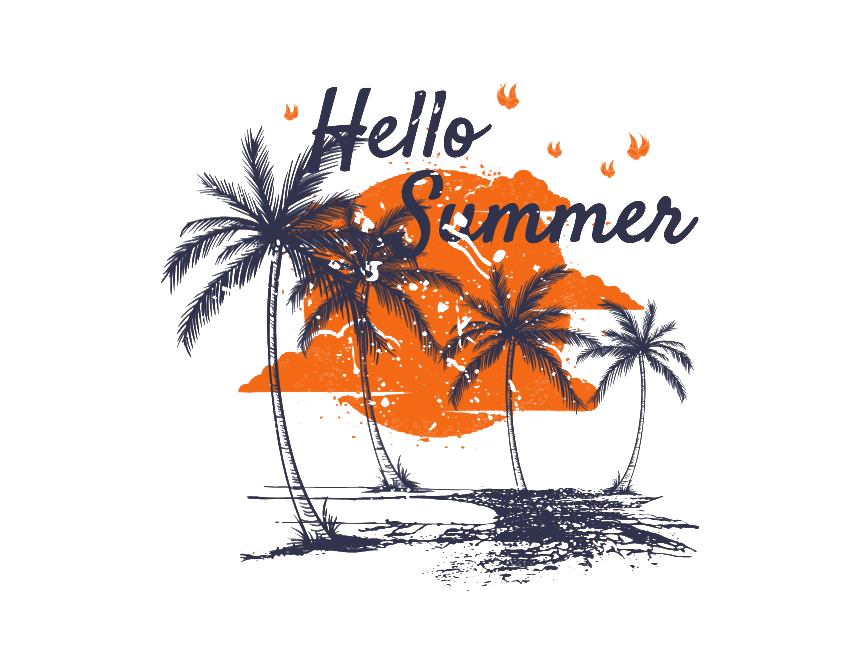 Summer Hello HQ Image Free Transparent PNG Image