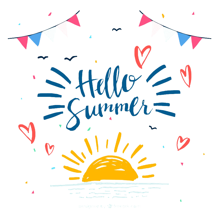 Summer Hello HQ Image Free Transparent PNG Image