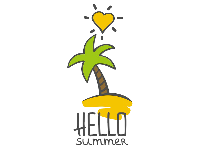 Summer Word Hello Free Download PNG HQ Transparent PNG Image