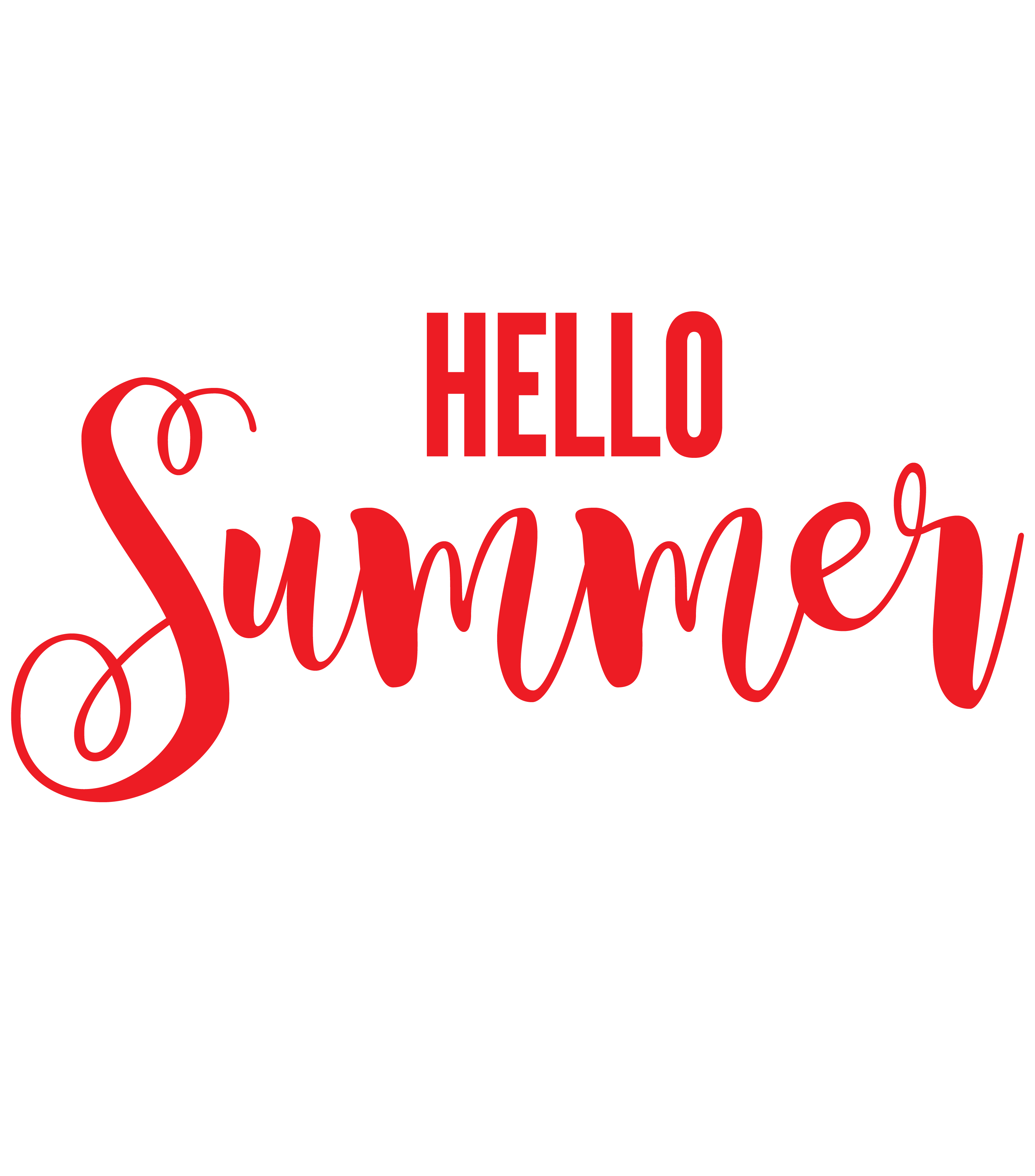 Summer Word Hello Free HQ Image Transparent PNG Image