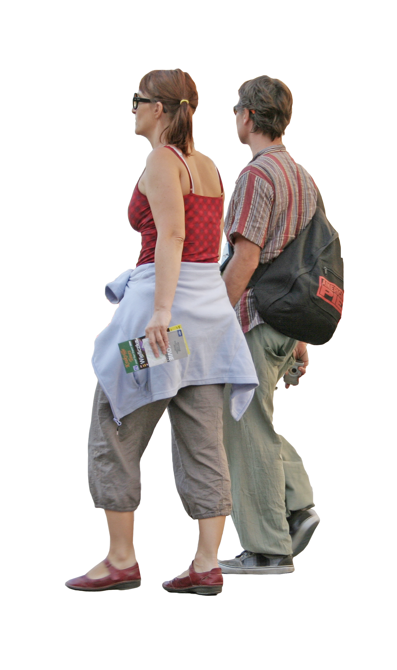 Couple Tourist Free Clipart HQ Transparent PNG Image