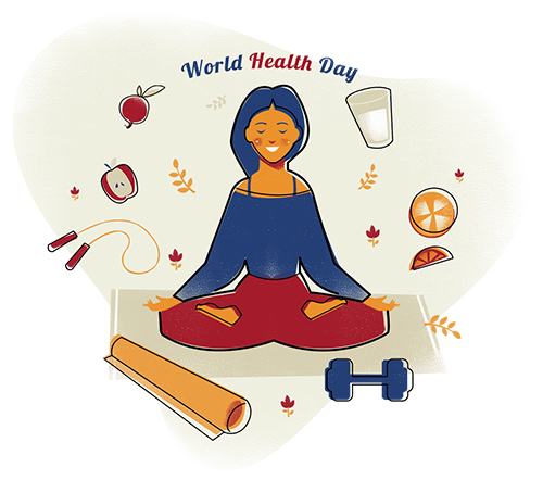 World Global Health Day Free Photo Transparent PNG Image