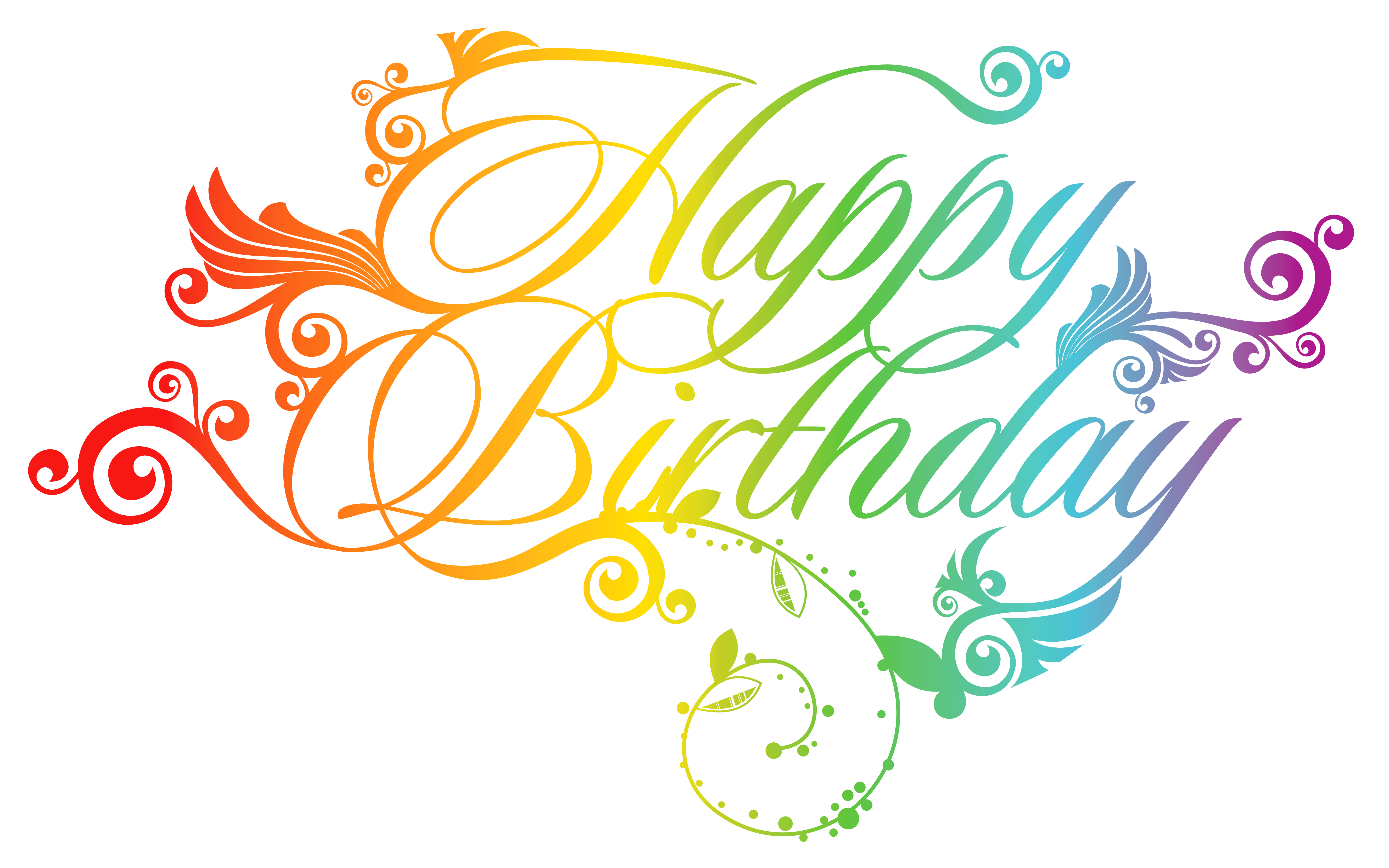 Picture Colorful Greeting Birthday Card Happy Transparent PNG Image