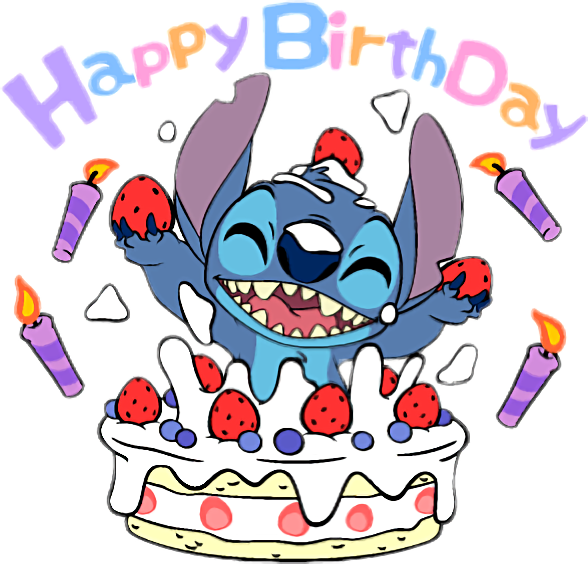 Stitch Area Birthday Jumba Line Jookiba Transparent PNG Image