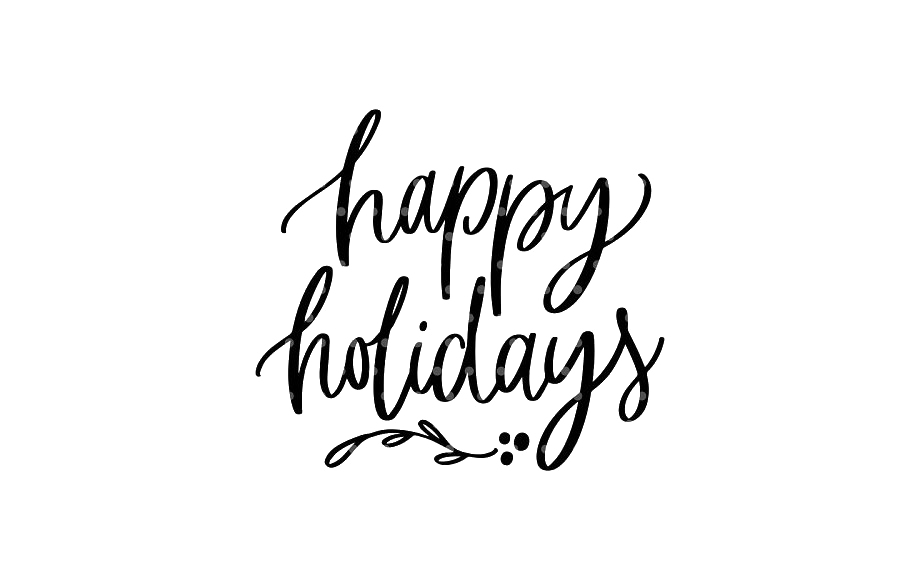 Calligraphy Holidays Happy Free Download PNG HQ Transparent PNG Image