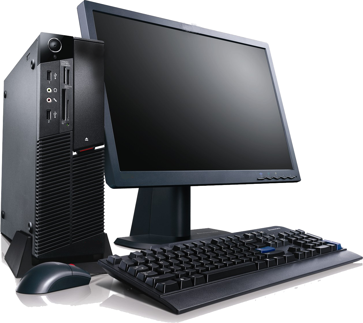 Lenovo Desktop Computer Transparent PNG Image