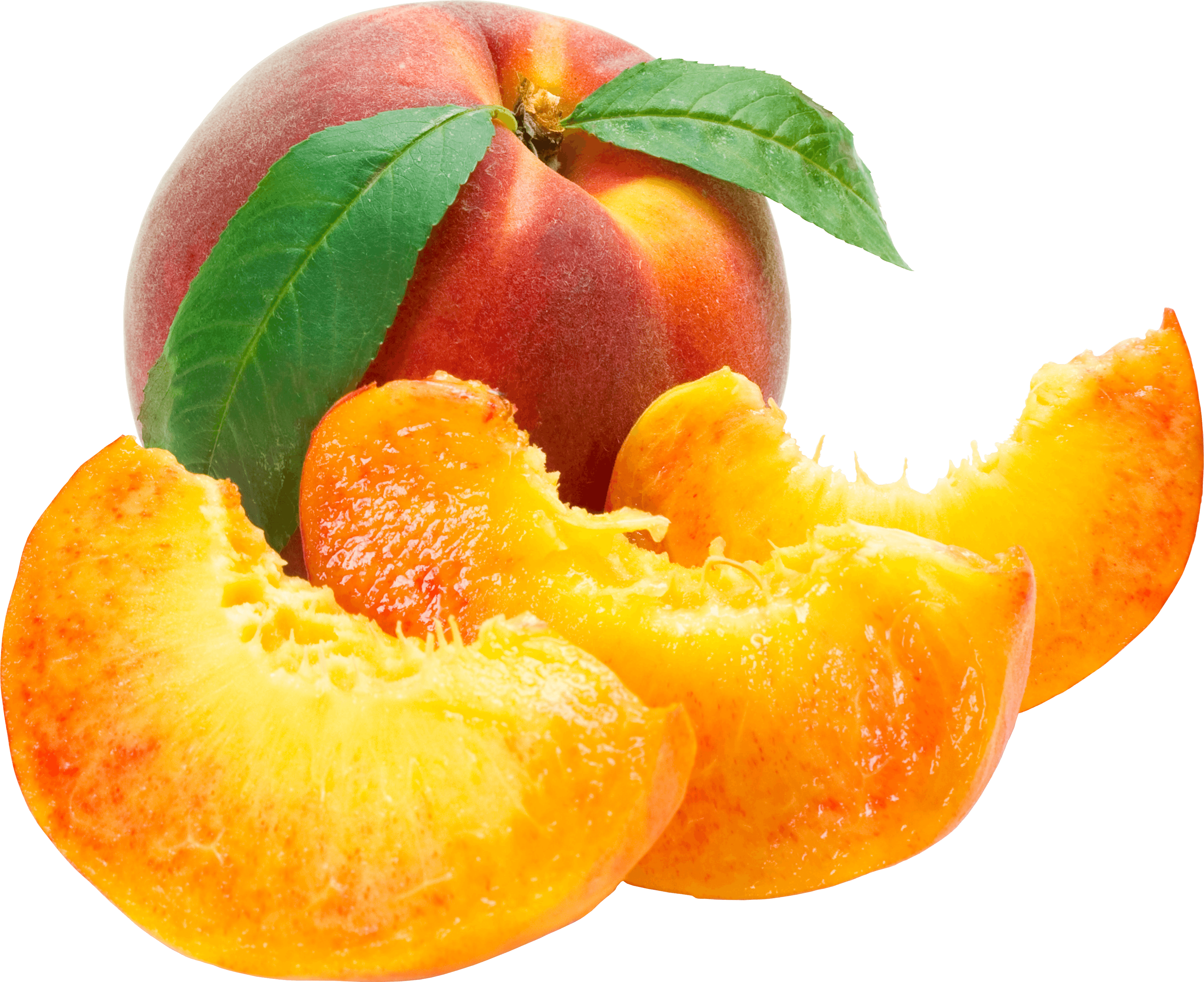 Sliced Peaches Png Image Transparent PNG Image