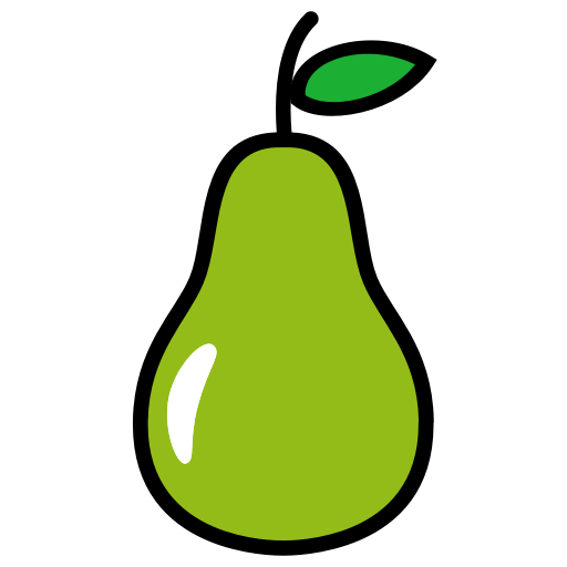 Vector Green Pears HD Image Free Transparent PNG Image