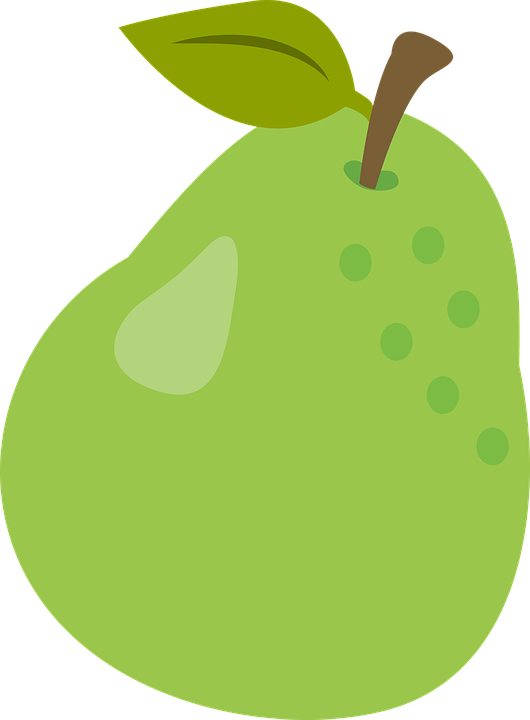 Vector Green Pears HQ Image Free Transparent PNG Image