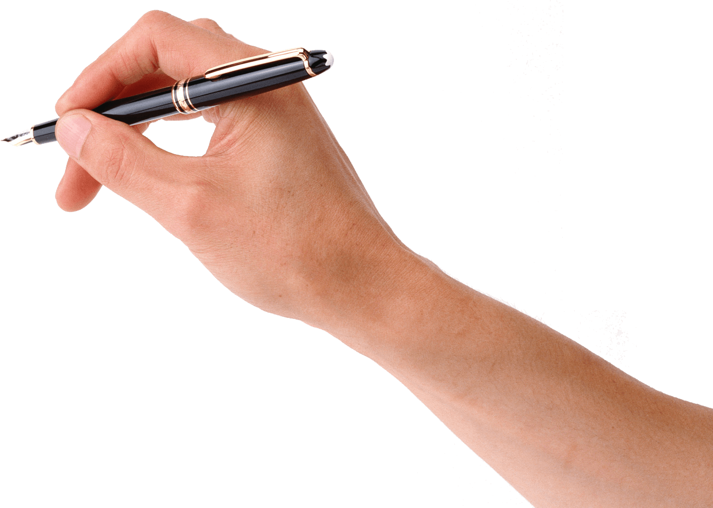 Pen In Hand Png Image Transparent PNG Image