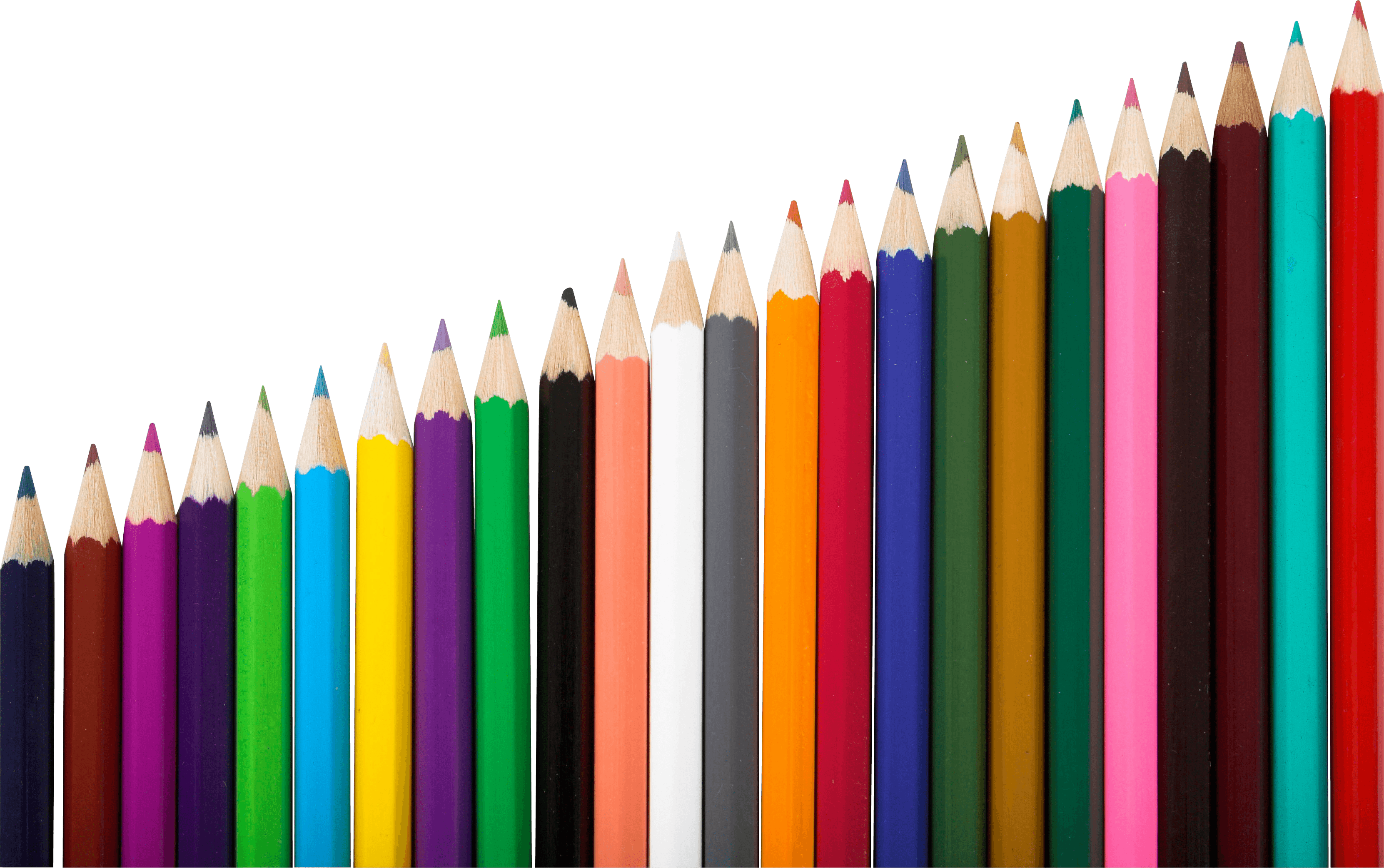 Colorful Pencils Png Image Transparent PNG Image