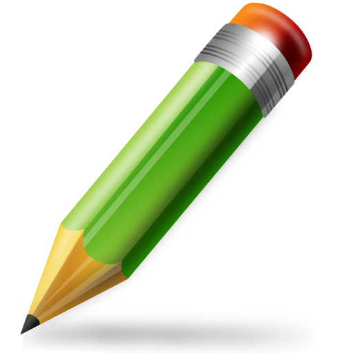 Green Pencil Icon Transparent PNG Image