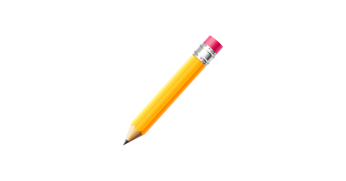 Yellow Pencil Transparent Transparent PNG Image