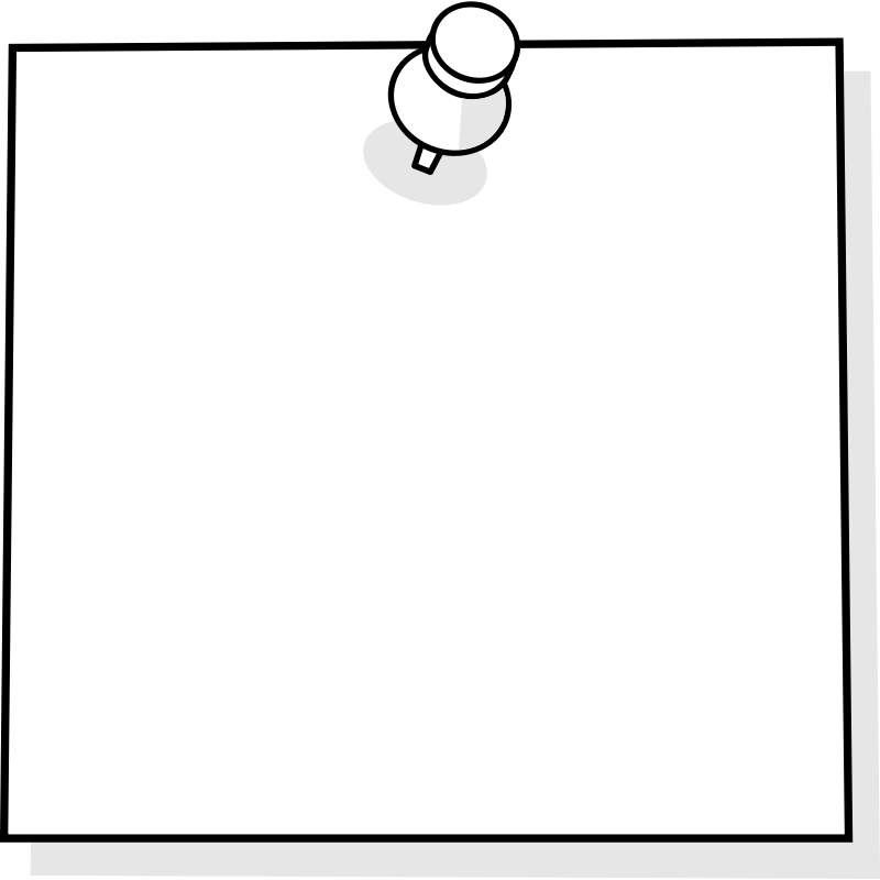 Pin It Note Paper Post-It Post Drawing Transparent PNG Image