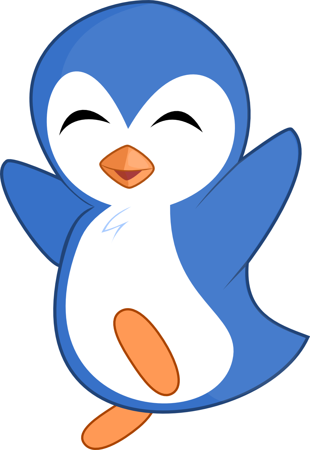 Twitter Drawing Penguin Download HD PNG Transparent PNG Image