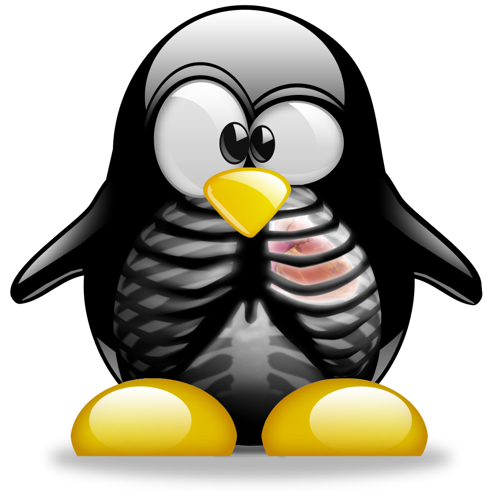 Tuxedo Linux Arch Penguin Free Frame Transparent PNG Image