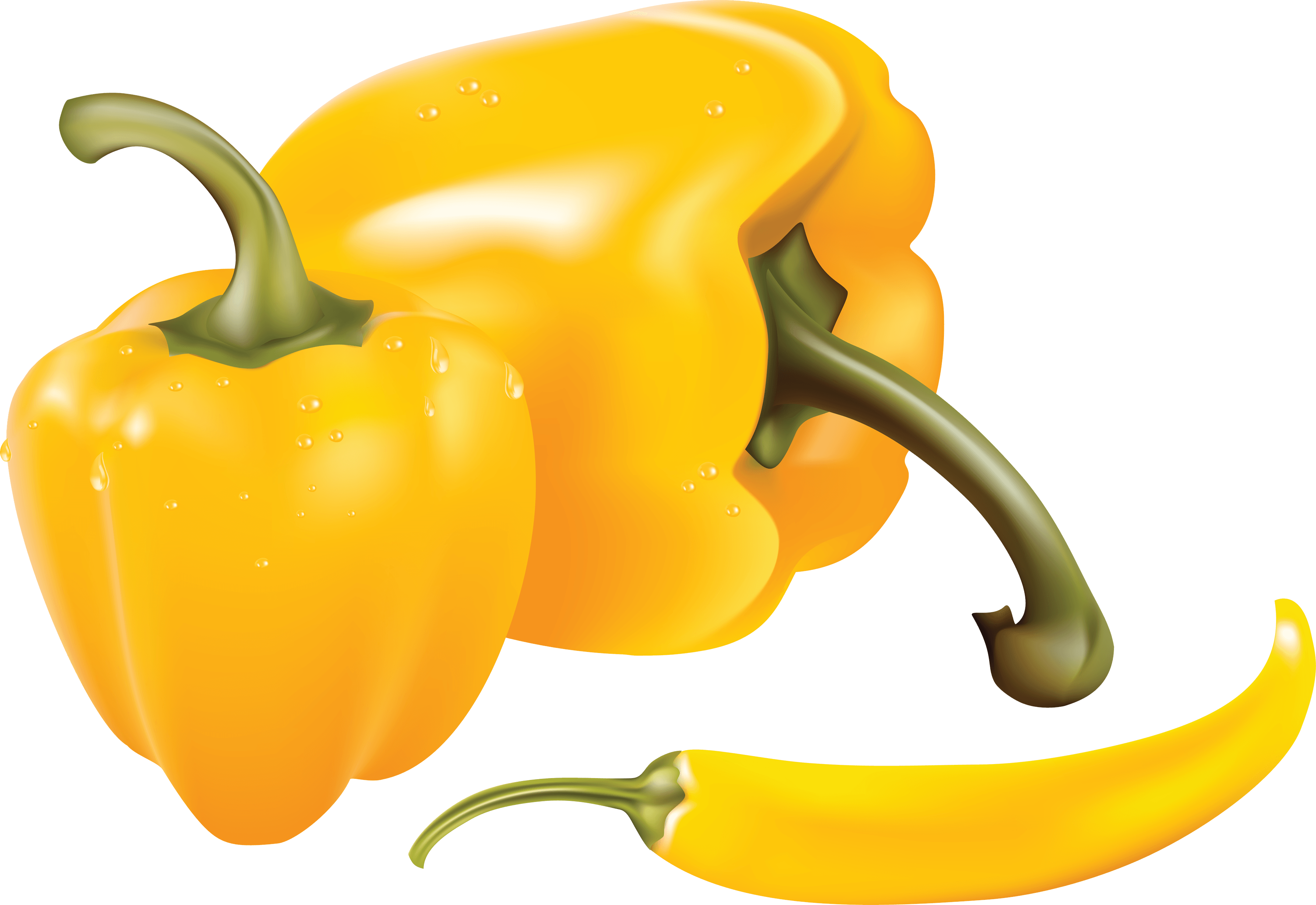 Yellow Pepper Png Image Transparent PNG Image