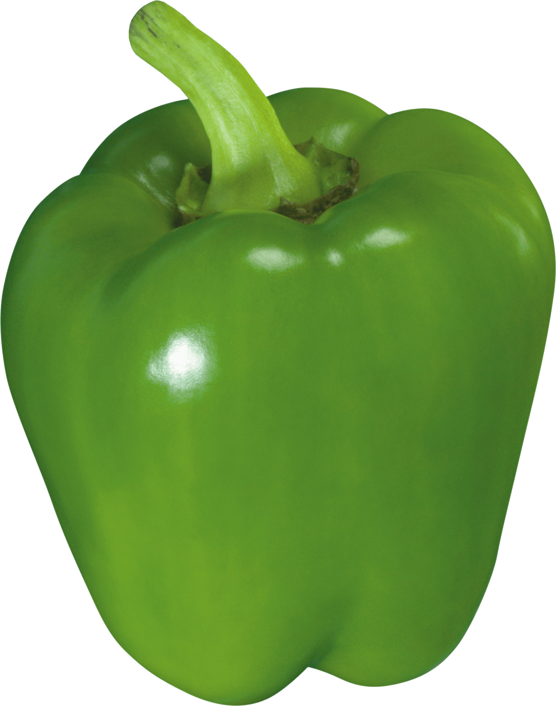 Capsicum Pepper Green Bell Free HQ Image Transparent PNG Image