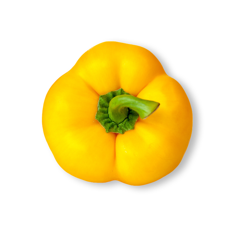 Capsicum Pepper Yellow Bell Download Free Image Transparent PNG Image