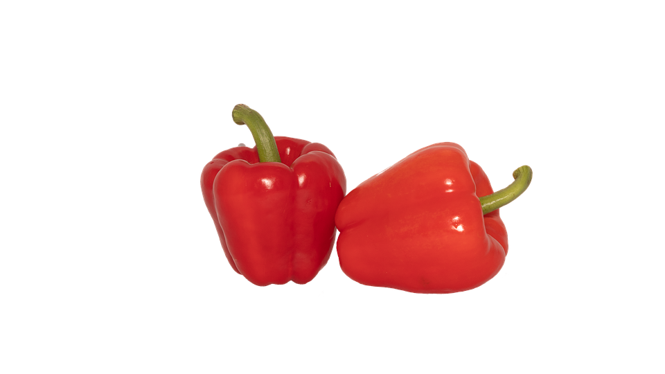 Fresh Pepper Organic Red Bell Transparent PNG Image