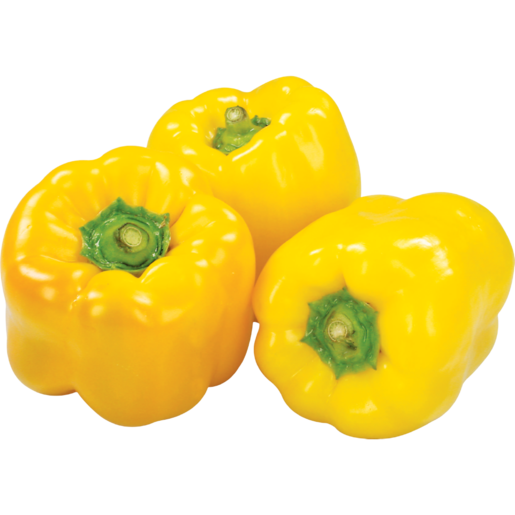 Fresh Pepper Organic Yellow Bell Transparent PNG Image