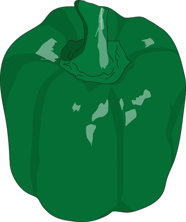 Pepper Vector Green Bell HQ Image Free Transparent PNG Image