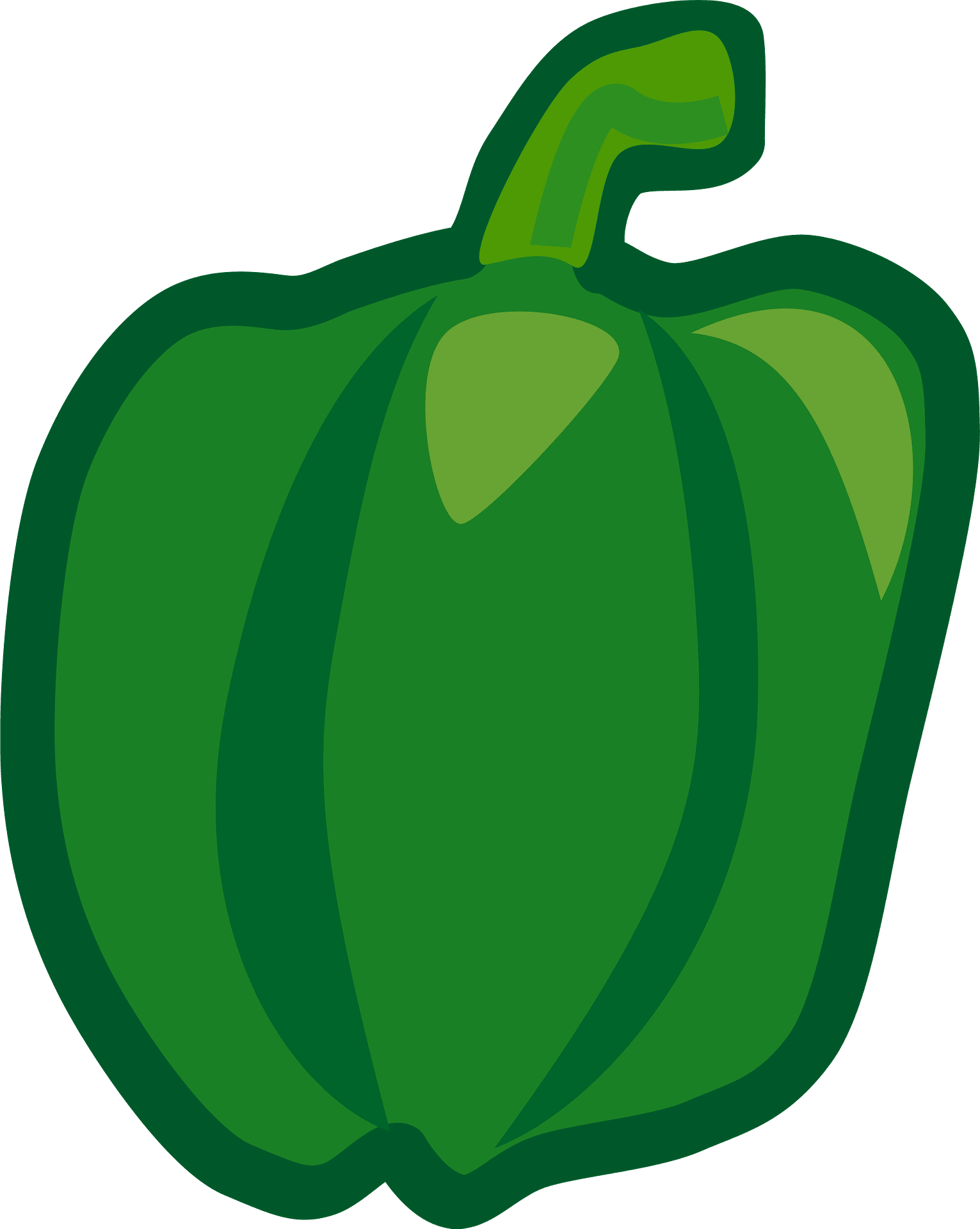 Pepper Vector Green Bell Download HD Transparent PNG Image