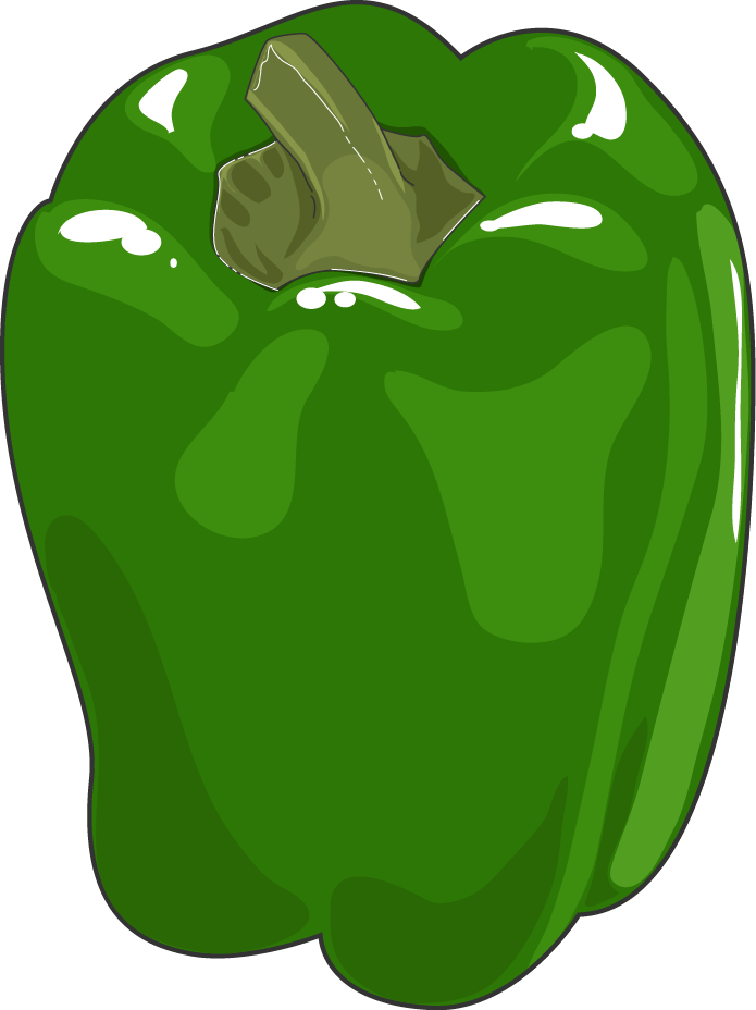 Pepper Vector Green Bell Download Free Image Transparent PNG Image