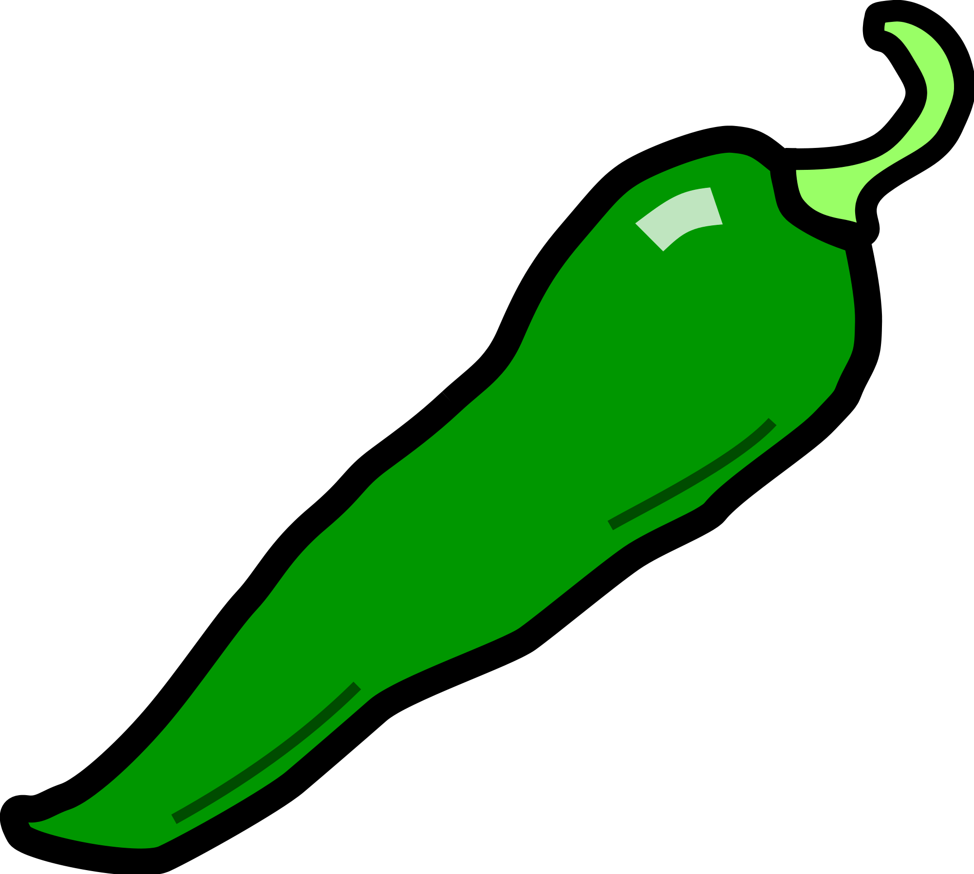 Chili Vector Green Pepper HD Image Free Transparent PNG Image