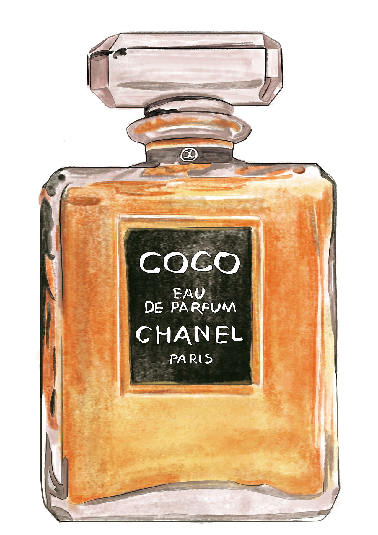 Ck One Glass Bottle Perfume Chanel Transparent PNG Image